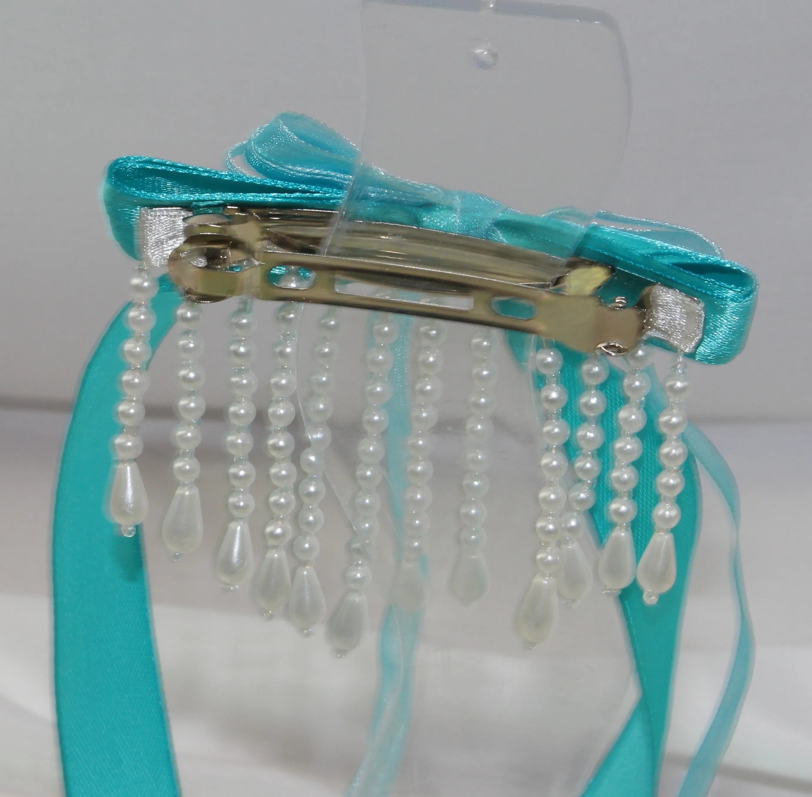 Barrette Nœud Cheveux – Inspiration La Reine des Neiges