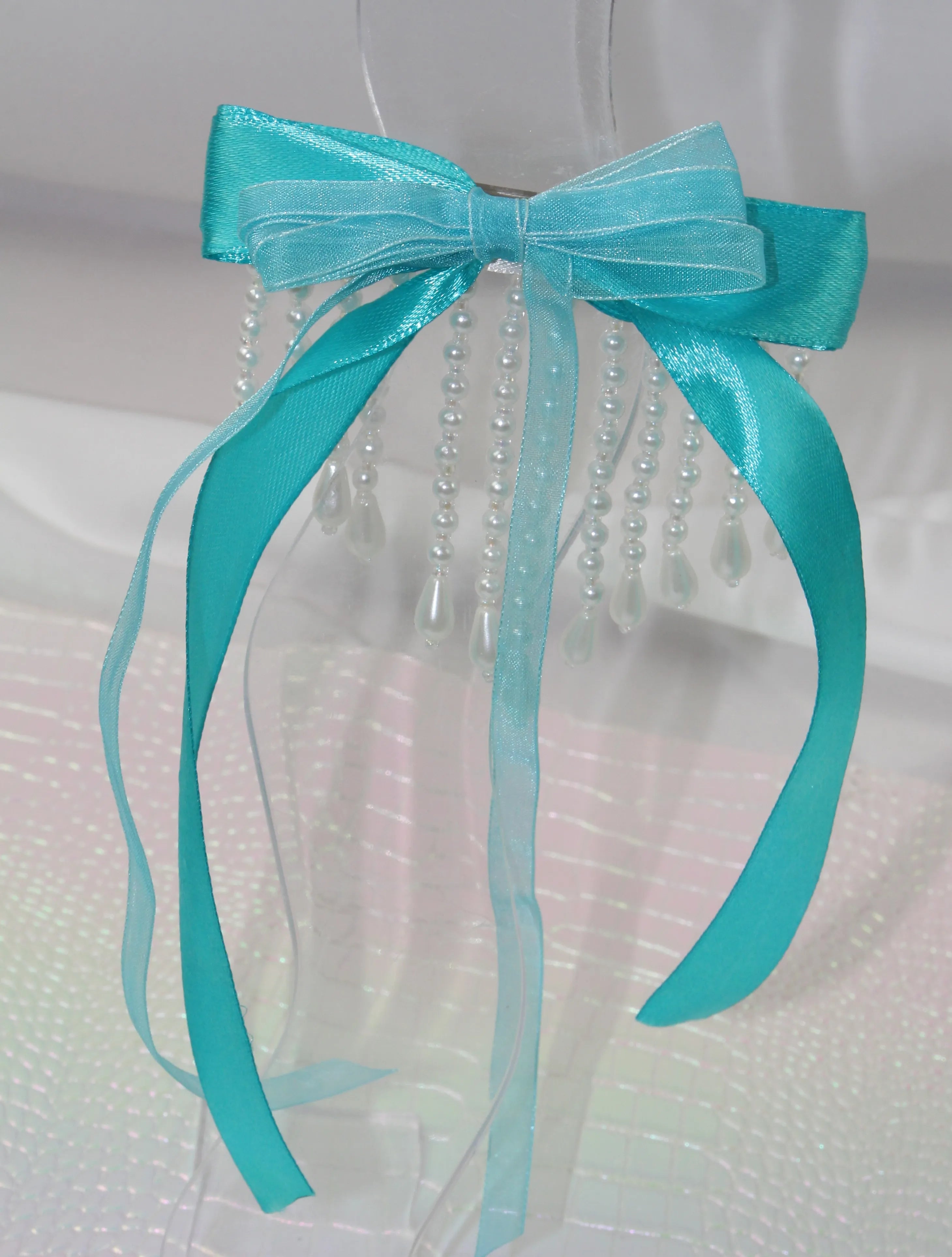 Barrette Nœud Cheveux – Inspiration La Reine des Neiges