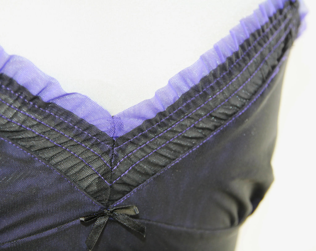 Top Nuisette Upcyclé Midnight Violet