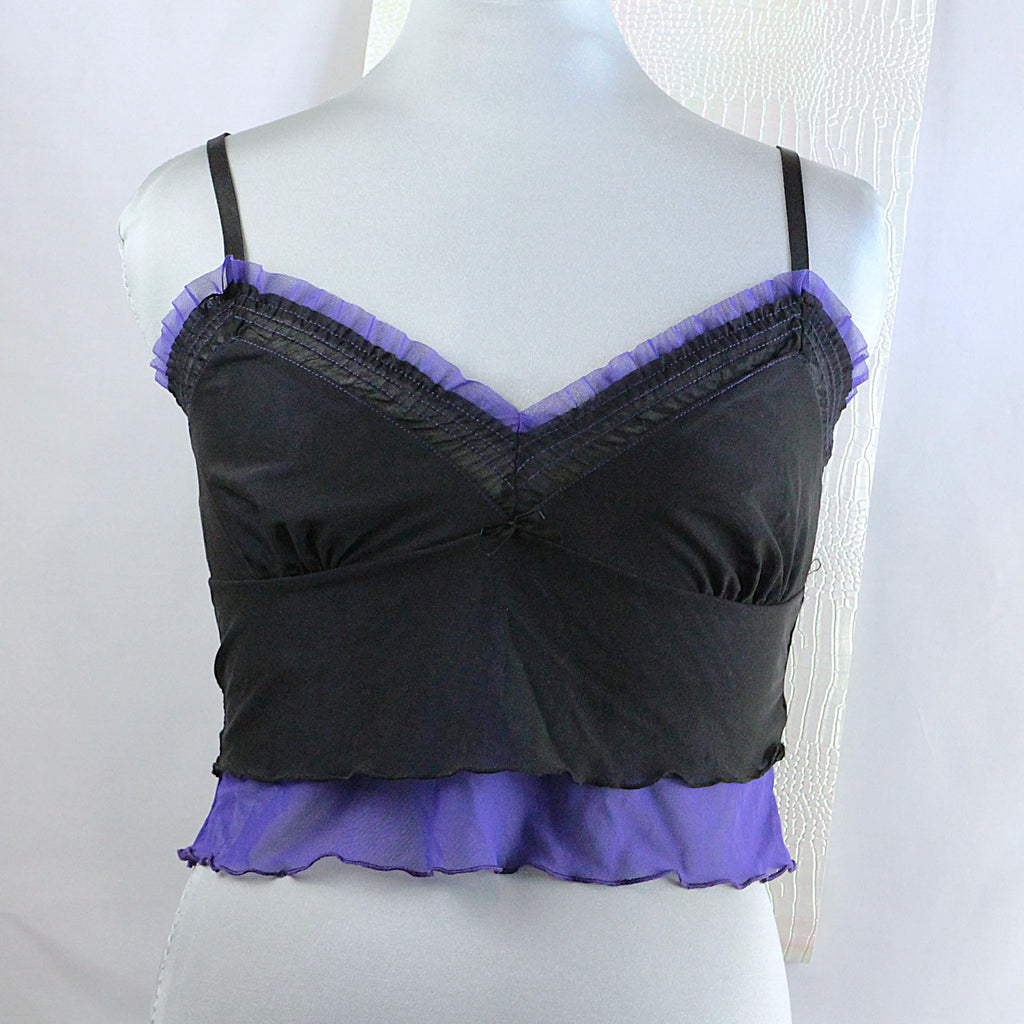 Top Nuisette Upcyclé Midnight Violet