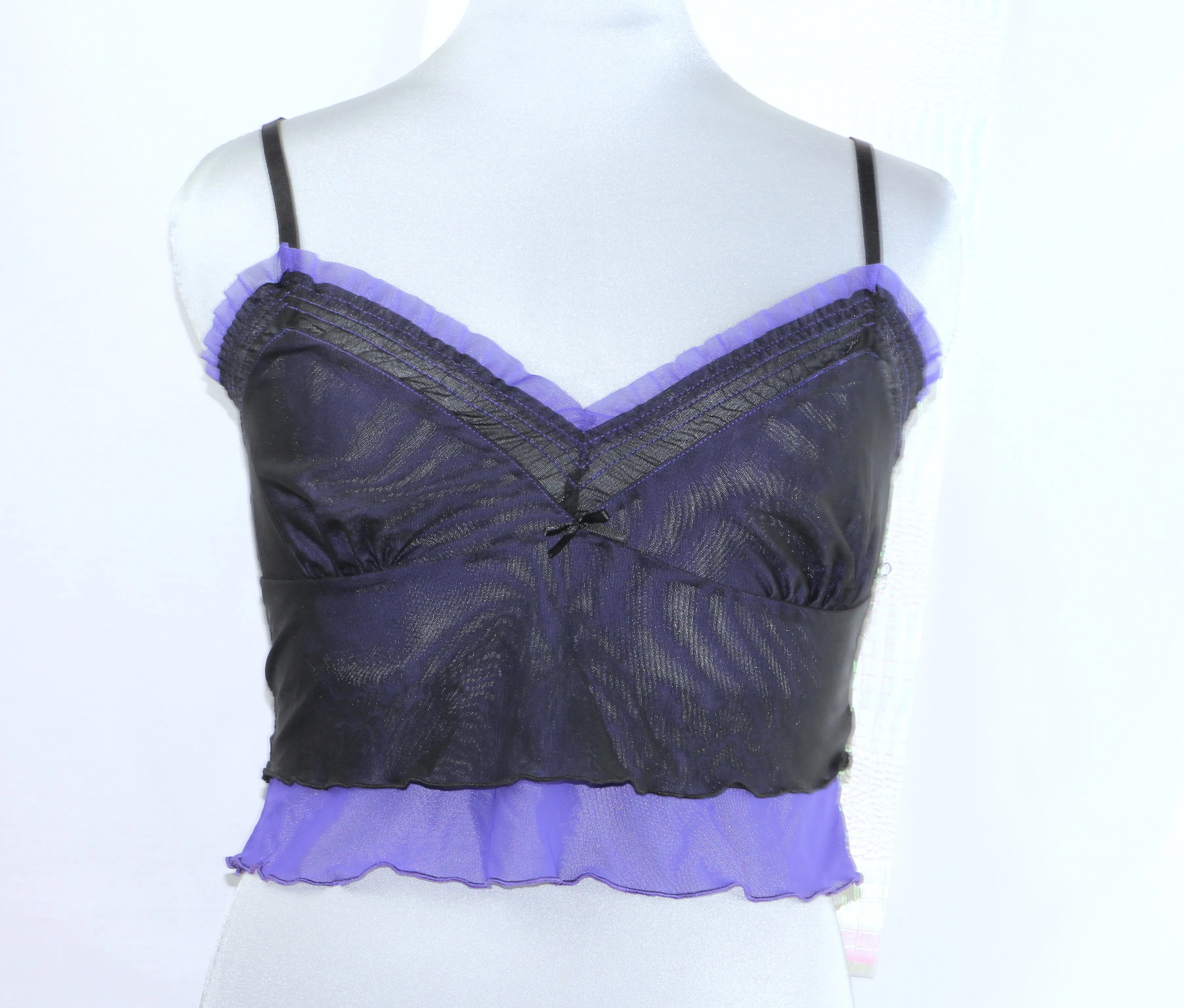 Top Nuisette Upcyclé Midnight Violet
