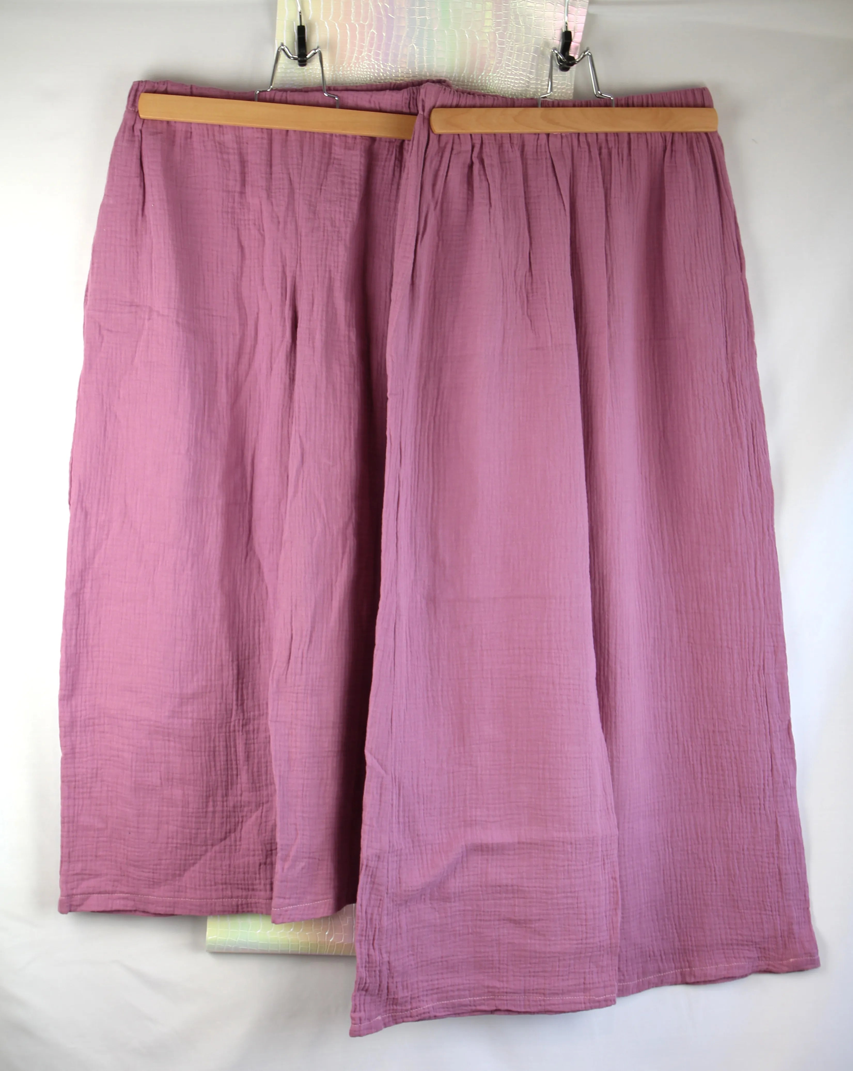 Pantalon léger en gaze de coton