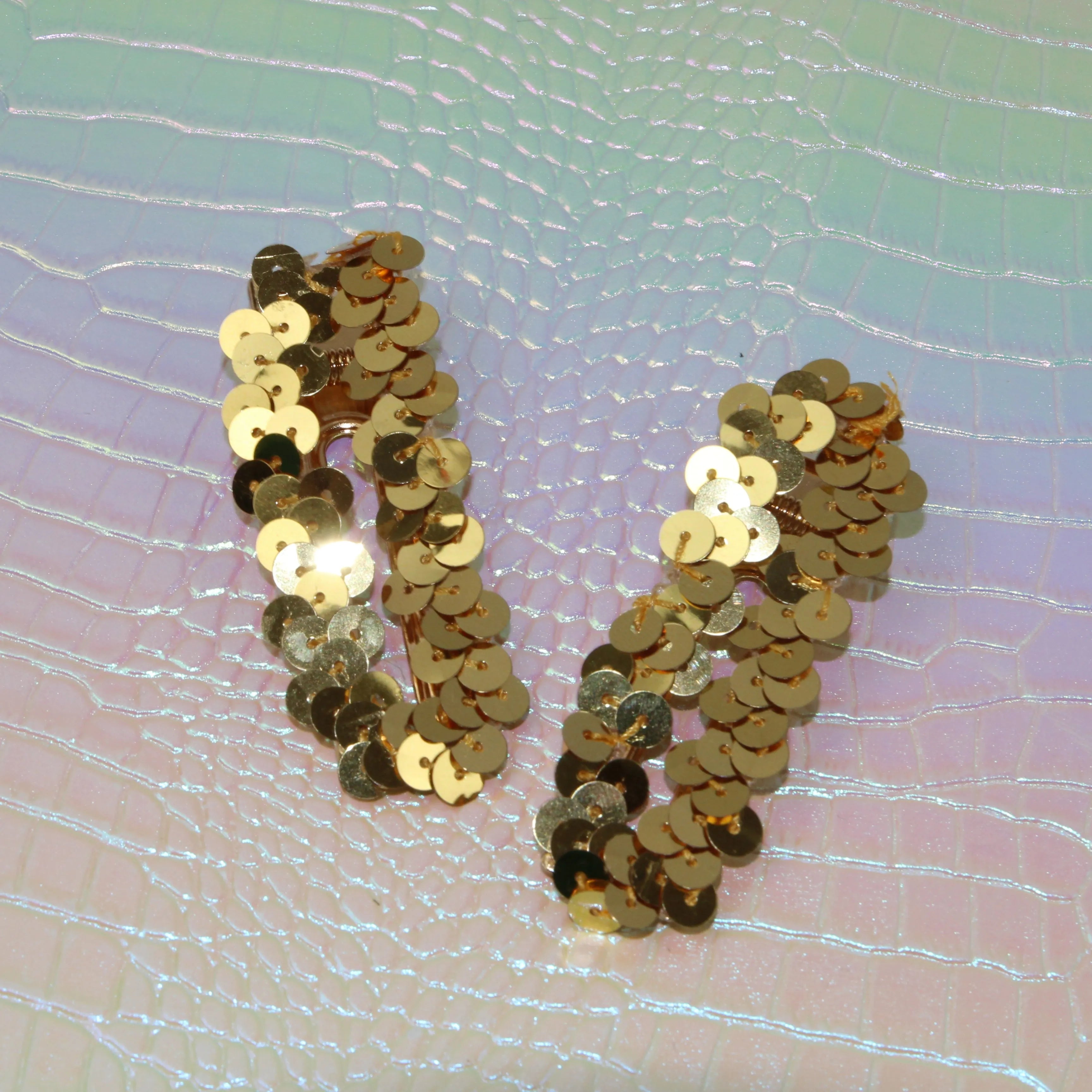 Lot de 2 barrettes Sequin Upcyclée