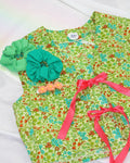 Gilet court sans manches Noué Millefleurs Champêtre