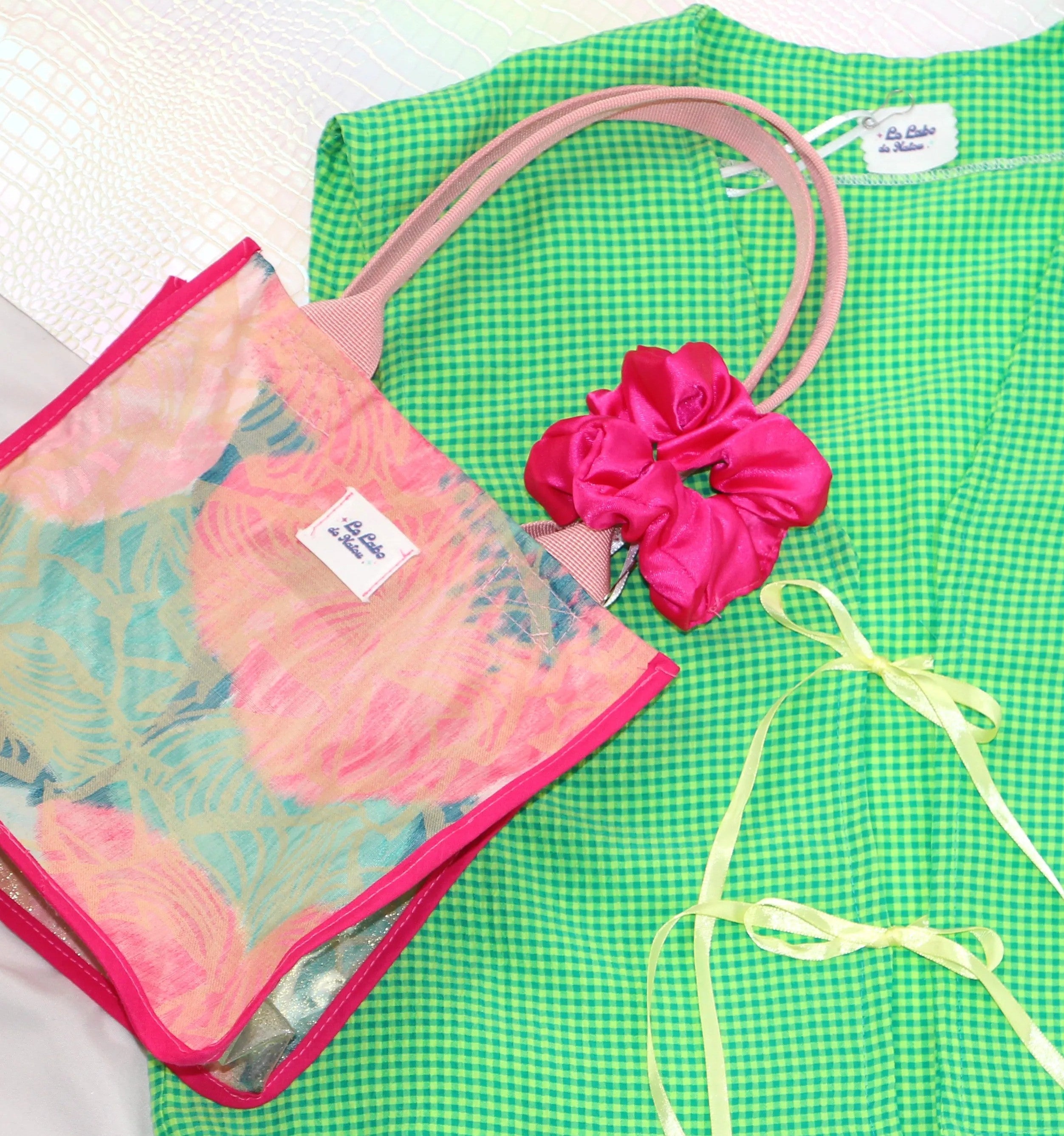 Mini Sac Cabas "Glitter & Flowers"