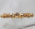 Grande barrette à cheveux strass - Accessoire de soirée et mariage