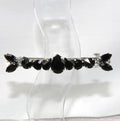 Grande barrette à cheveux strass - Accessoire de soirée et mariage