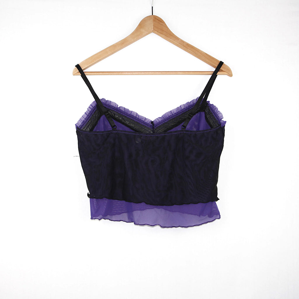 Top Nuisette Upcyclé Midnight Violet