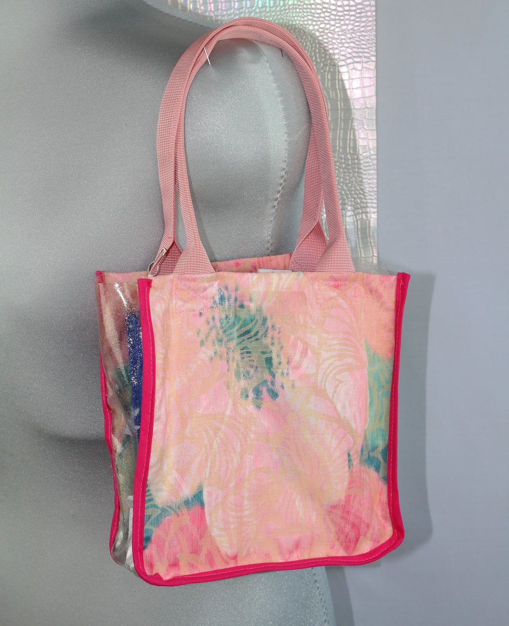 Mini Sac Cabas "Glitter & Flowers"