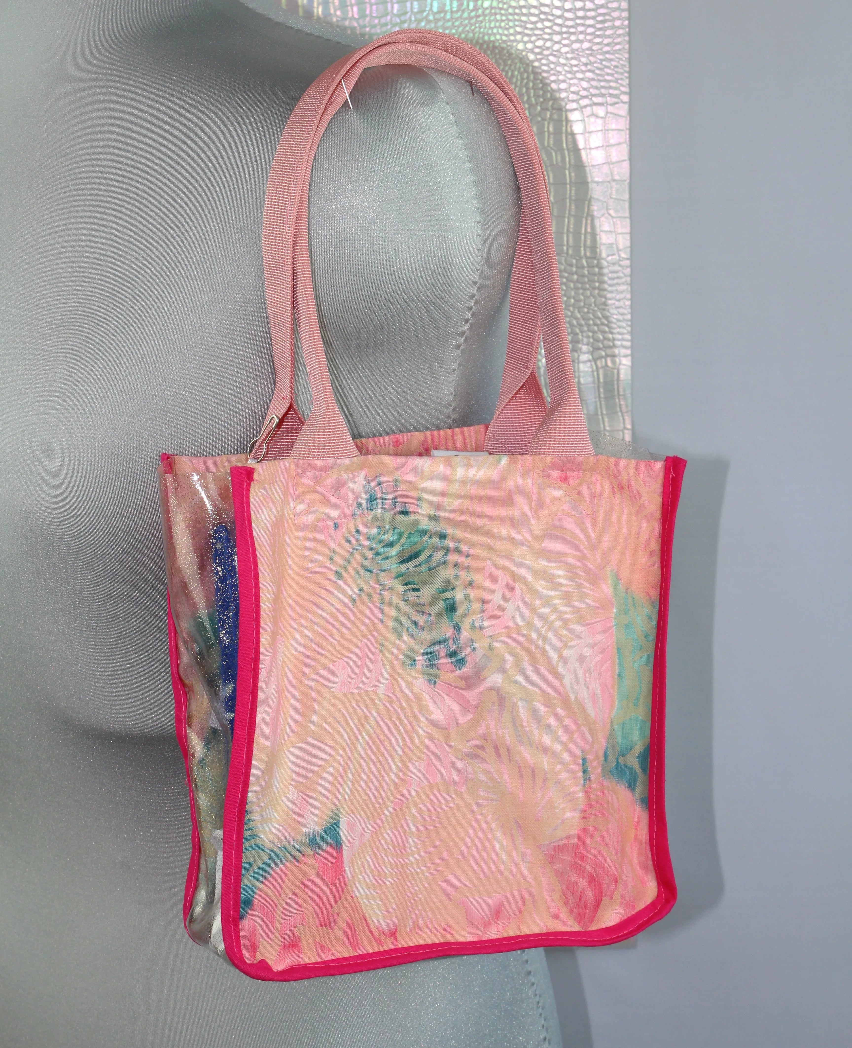 Mini Sac Cabas "Glitter & Flowers"
