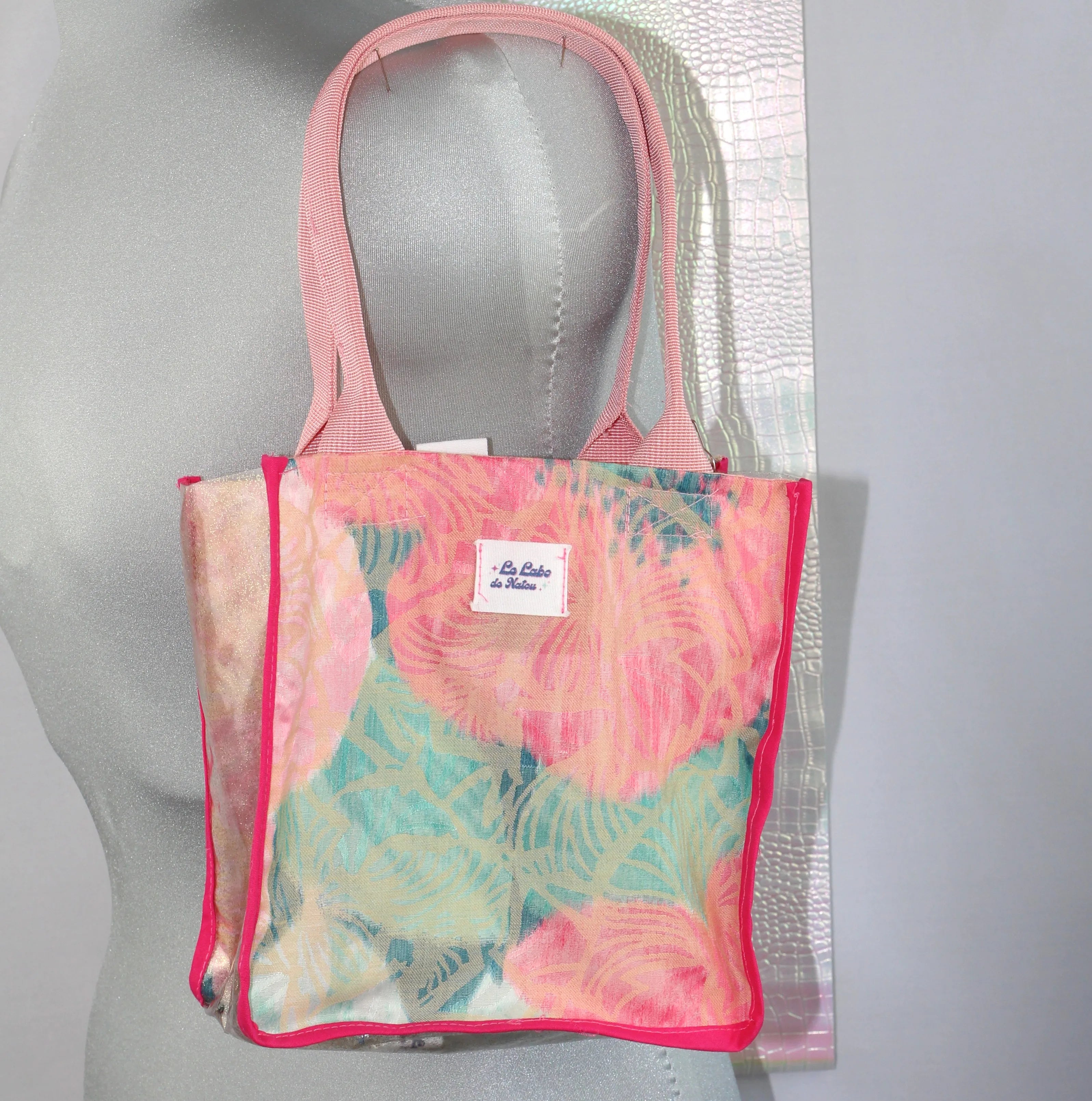 Mini Sac Cabas "Glitter & Flowers"