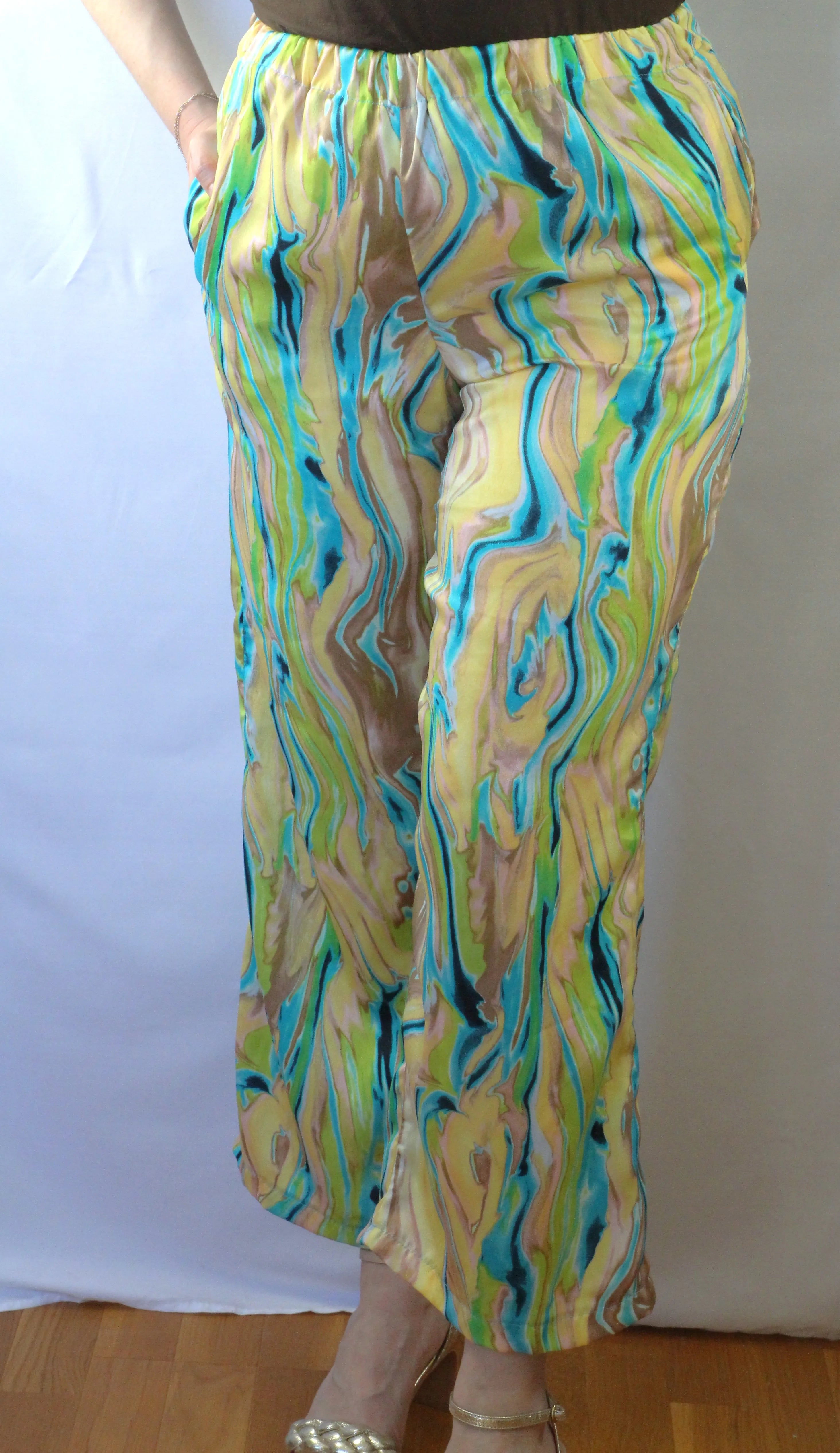 Pantalon Fluide en Satin