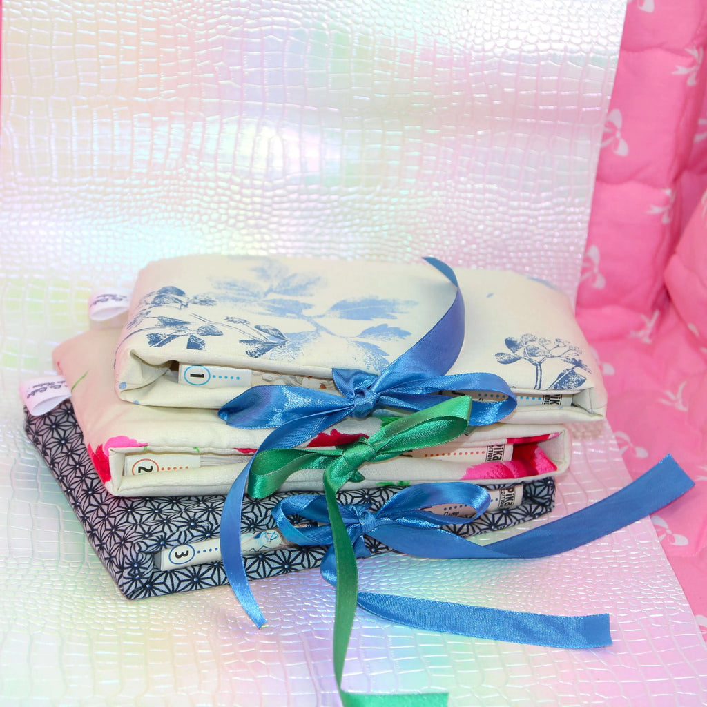 Pochette à livre Manga et Roman de Poche - Tissu Upcyclé