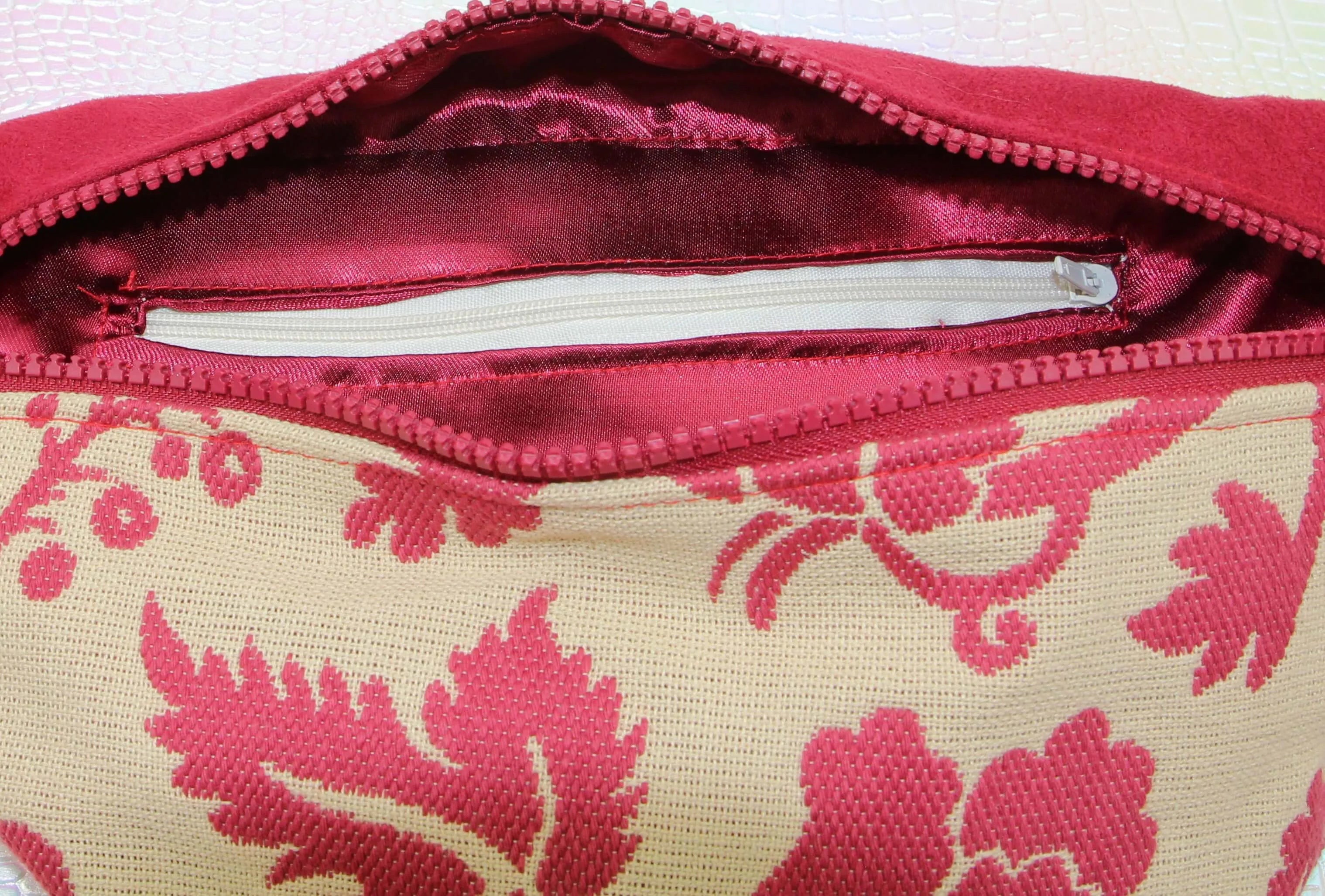 Sac banane en tissu fait main - Motifs uniques et upcyclés