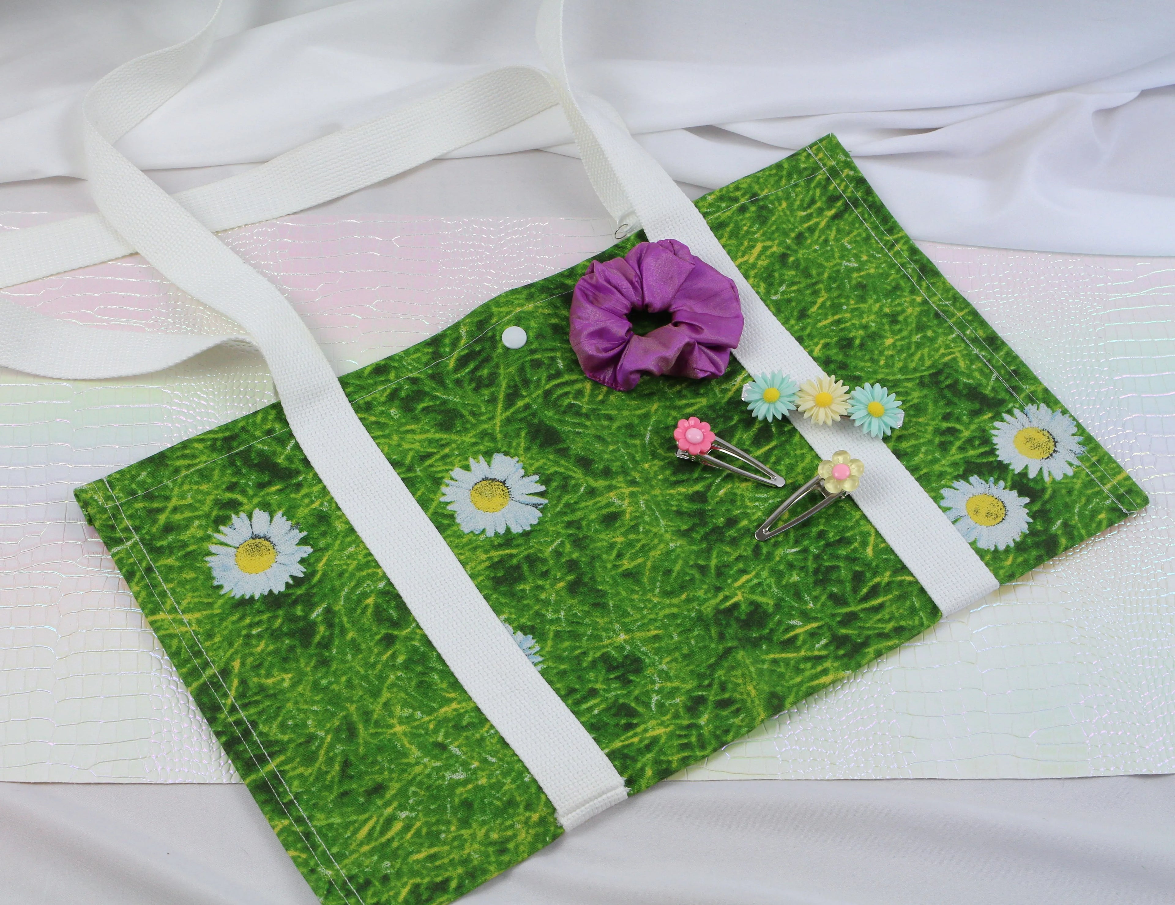 Sac Cabas en Toile "Marguerite Garden"