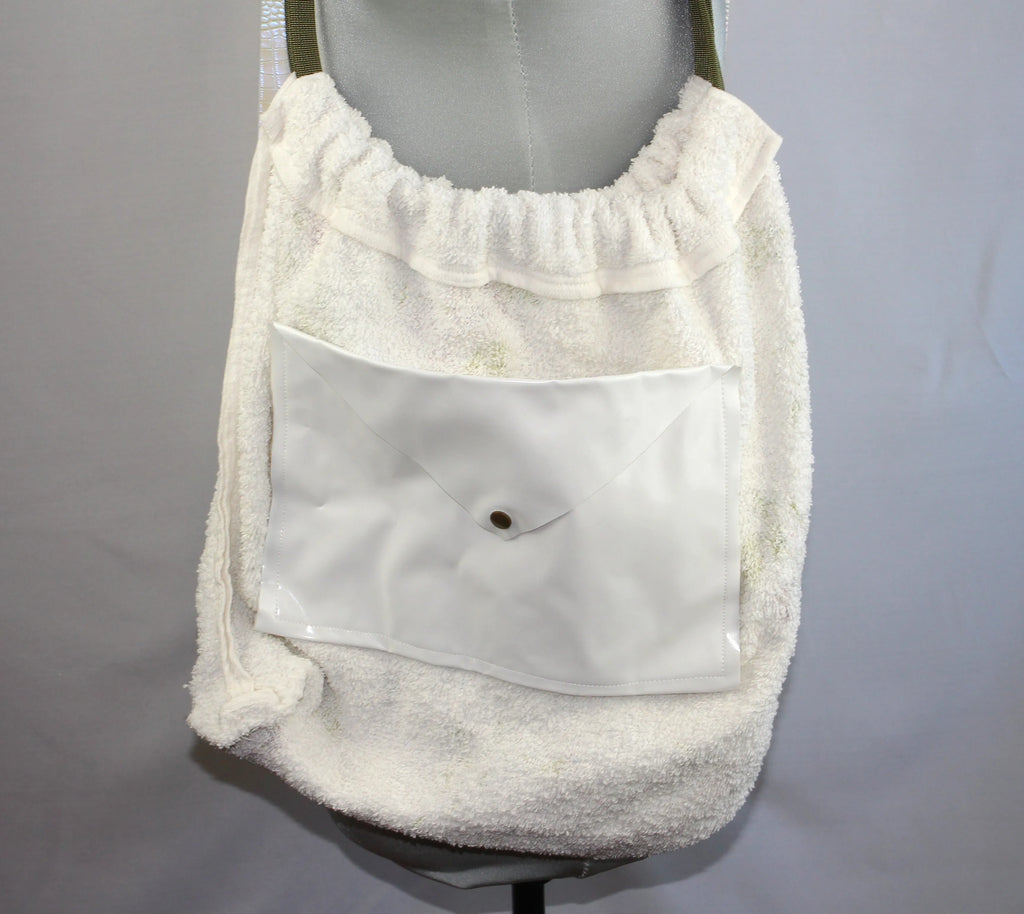Sac Cabas Éponge Upcyclé – "English Rose"