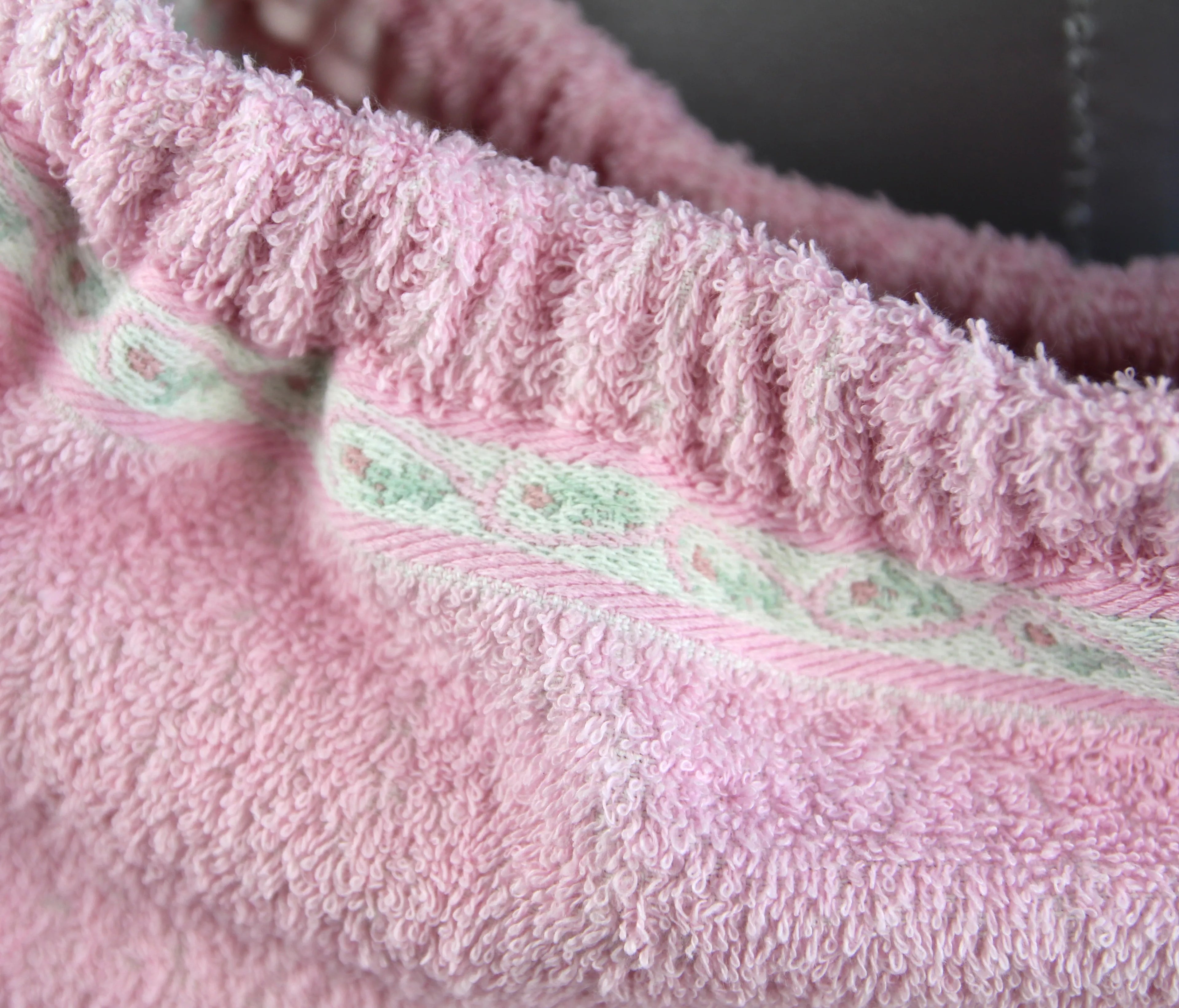 Sac Cabas Éponge Upcyclé – "Pink Blossom Vintage"