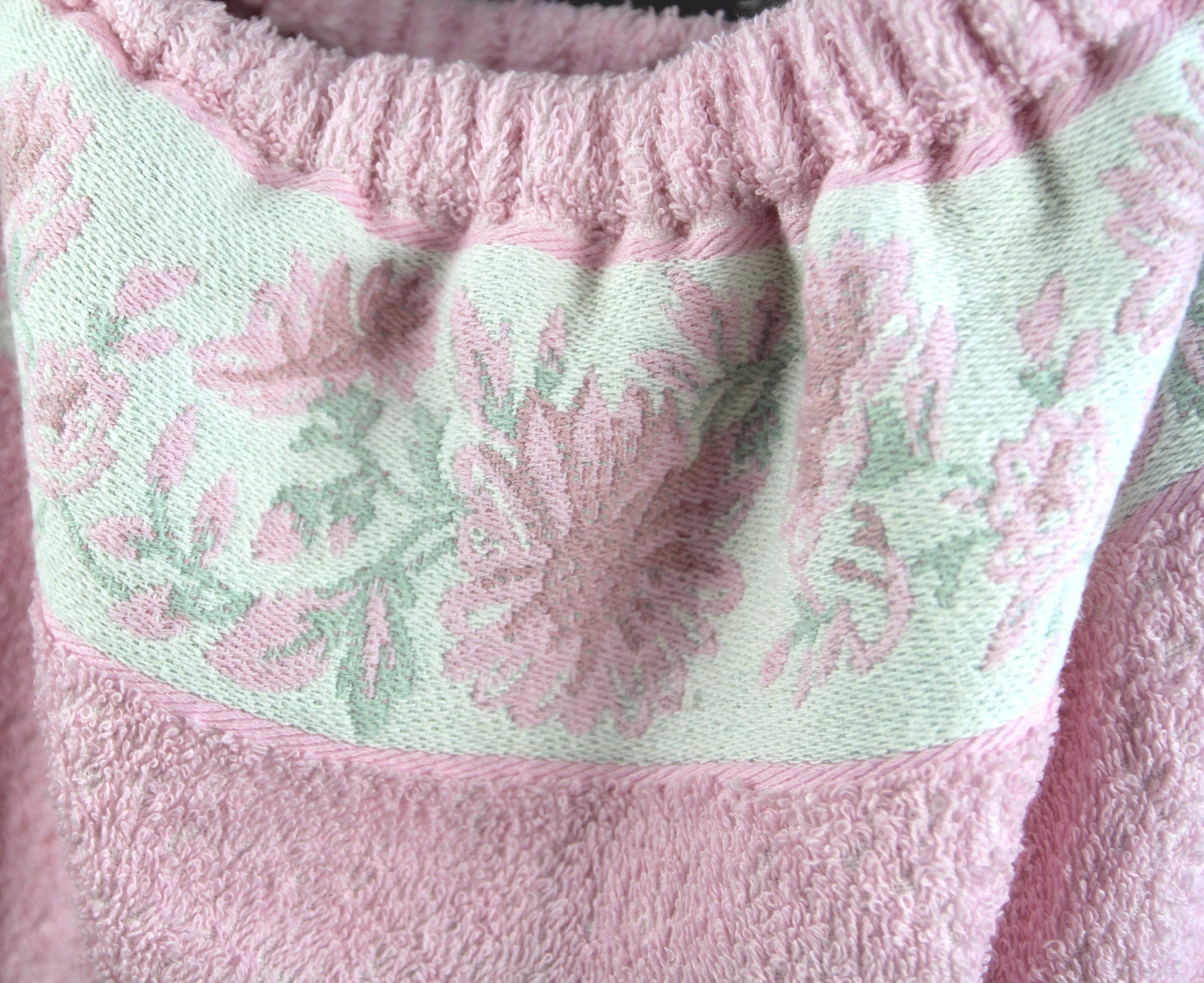 Sac Cabas Éponge Upcyclé – "Pink Blossom Vintage"
