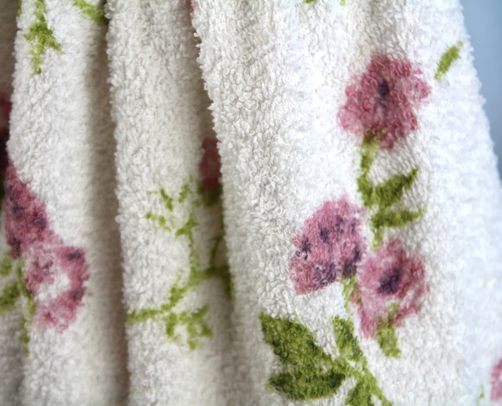 Sac Cabas Éponge Upcyclé – "English Rose"