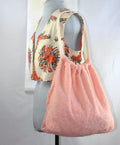 Sac Cabas Éponge Upcyclé – "Sweet Peach"