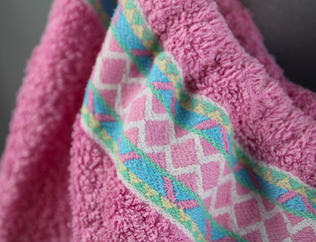 Sac Cabas Éponge Upcyclé – "Retro Wave Pink"