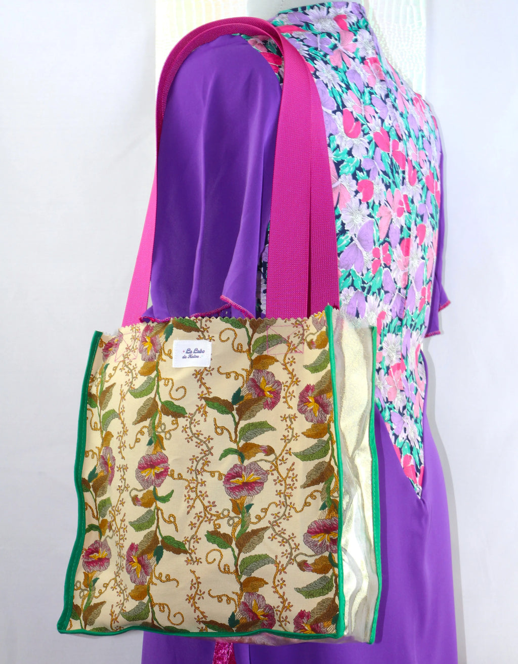 Sac Cabas "Glitter & Flowers"