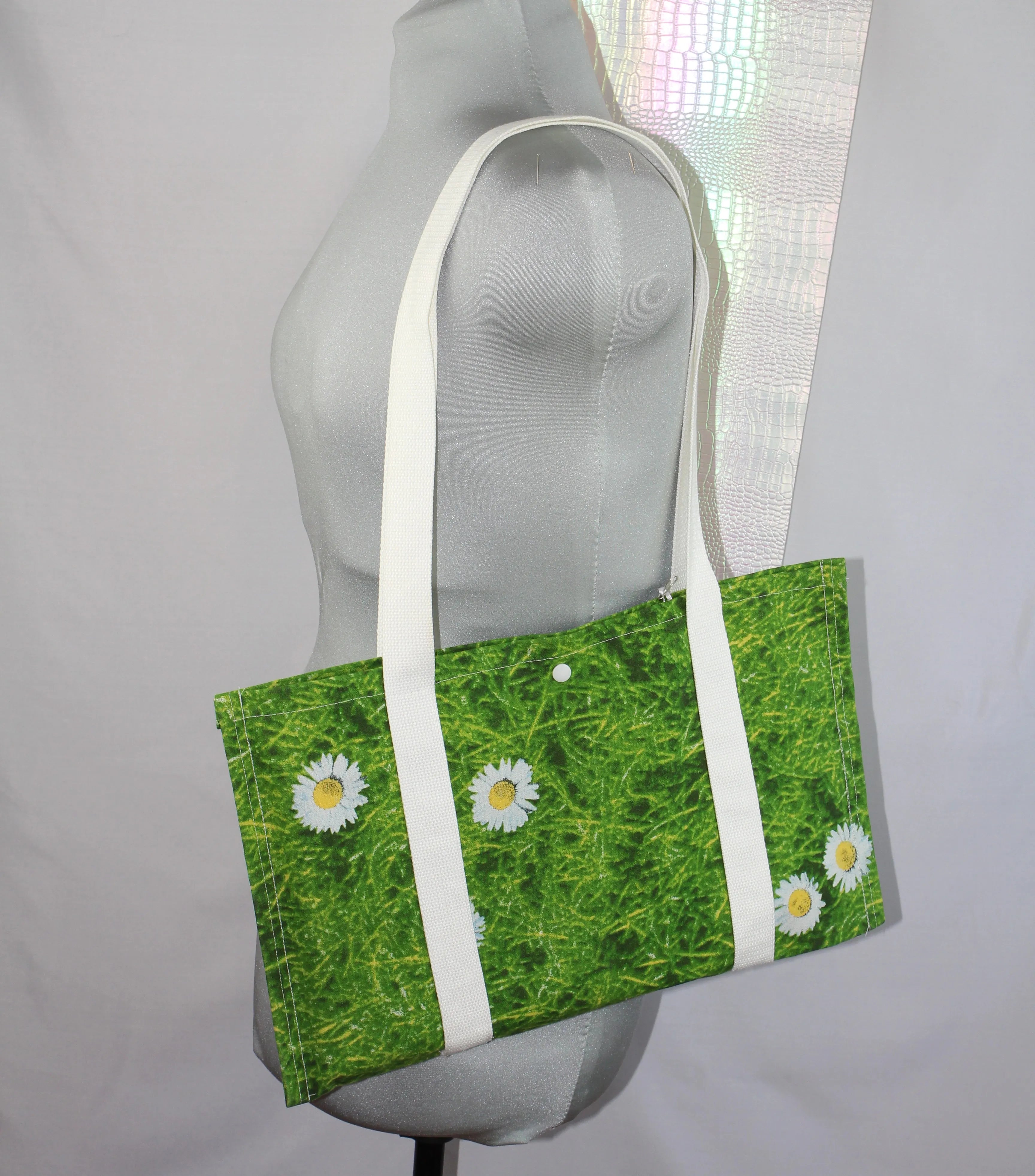 Sac Cabas en Toile "Marguerite Garden"