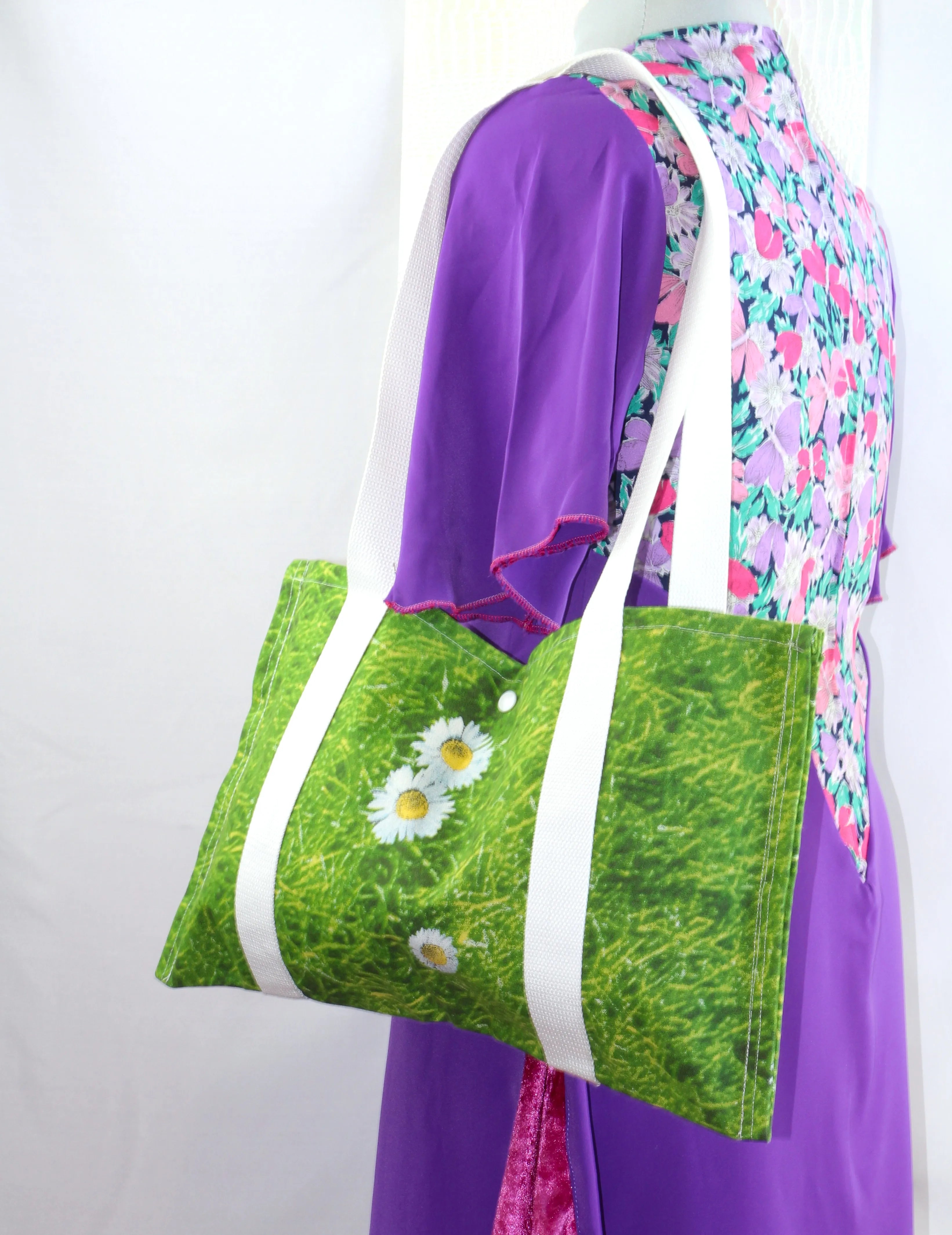 Sac Cabas en Toile "Marguerite Garden"