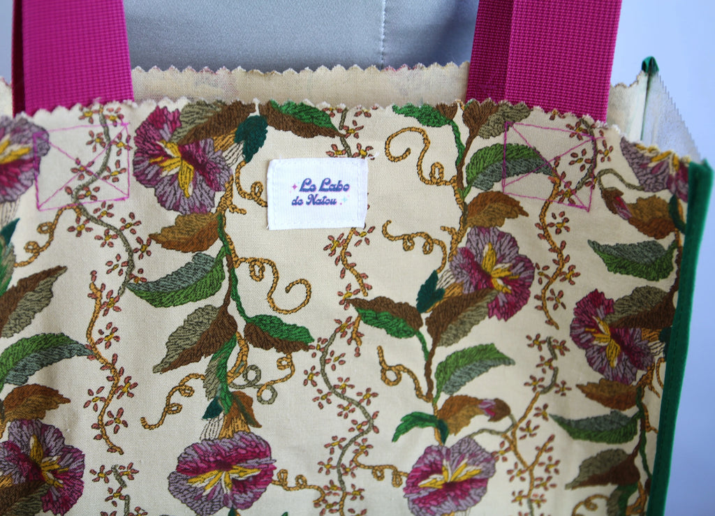 Sac Cabas "Glitter & Flowers"