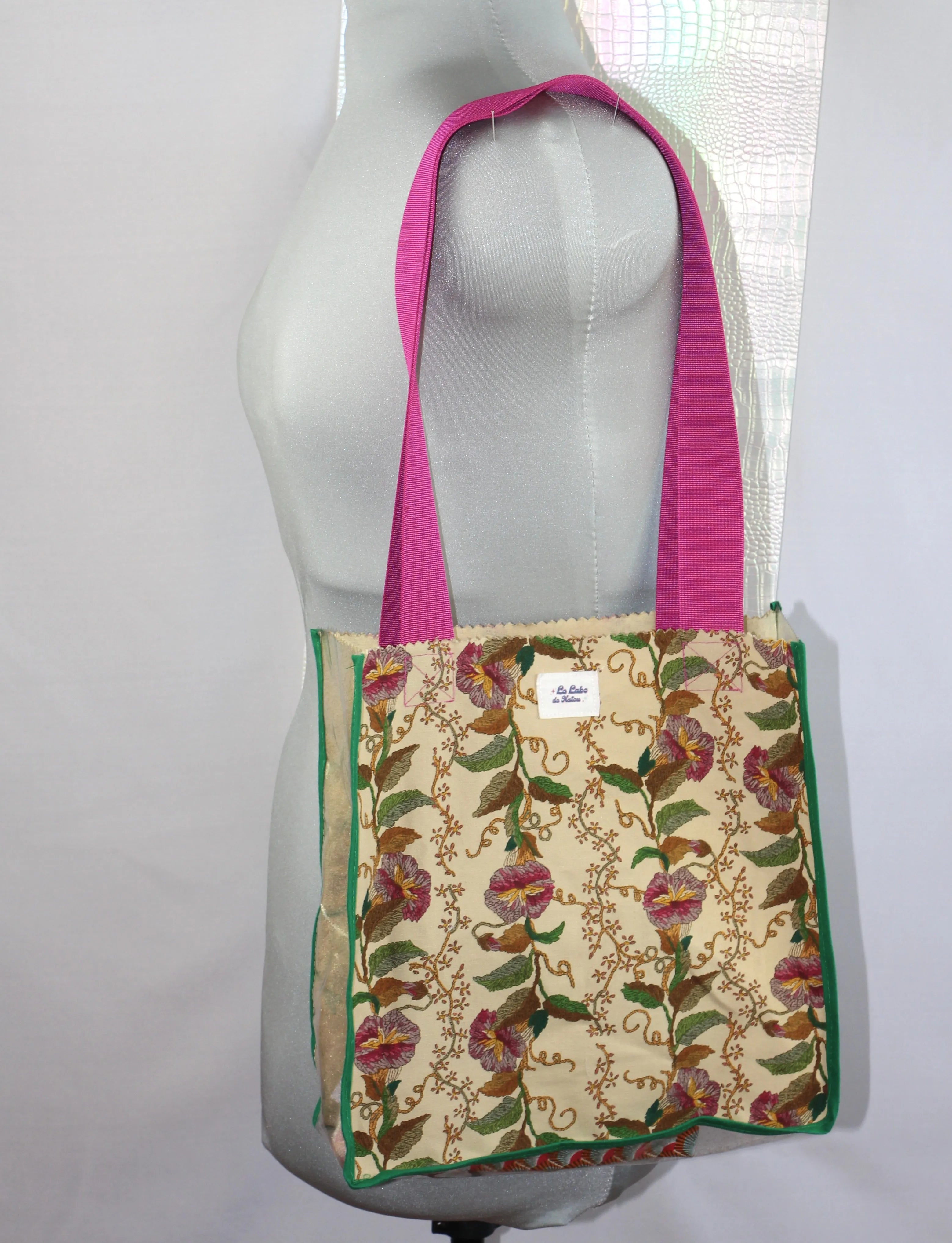 Sac Cabas "Glitter & Flowers"